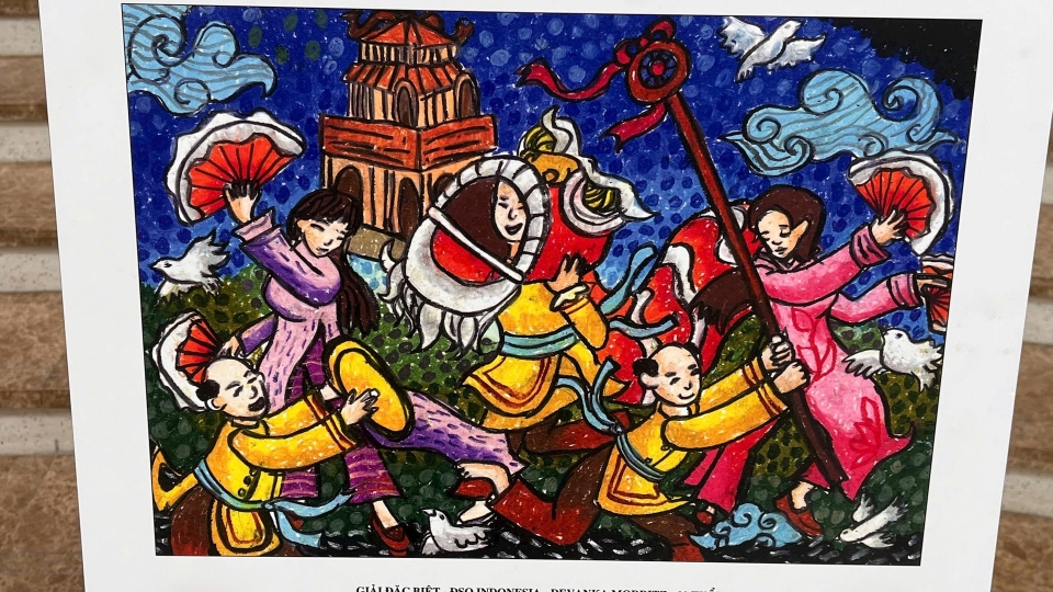 2025 international painting contest launched in Hanoi